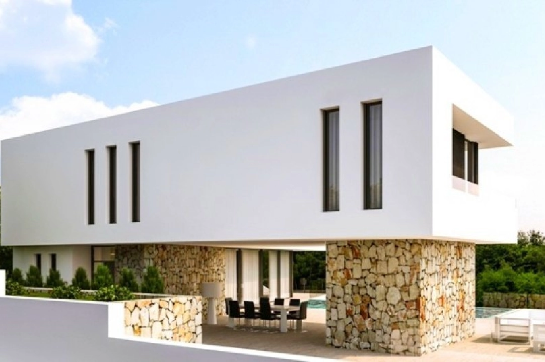 villa en Javea(Tosalet 5) en vente, construit 372 m², ano de construccion 2015, aire acondicionado, terrain 1000 m², 3 chambre, 2 salle de bains, piscina, ref.: BI-JA.H-100-3