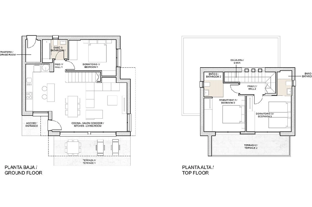 villa en Entrenaranjos en vente, construit 141 m², estado nuevo, terrain 221 m², 3 chambre, 3 salle de bains, ref.: HA-ENN-111-E01-6
