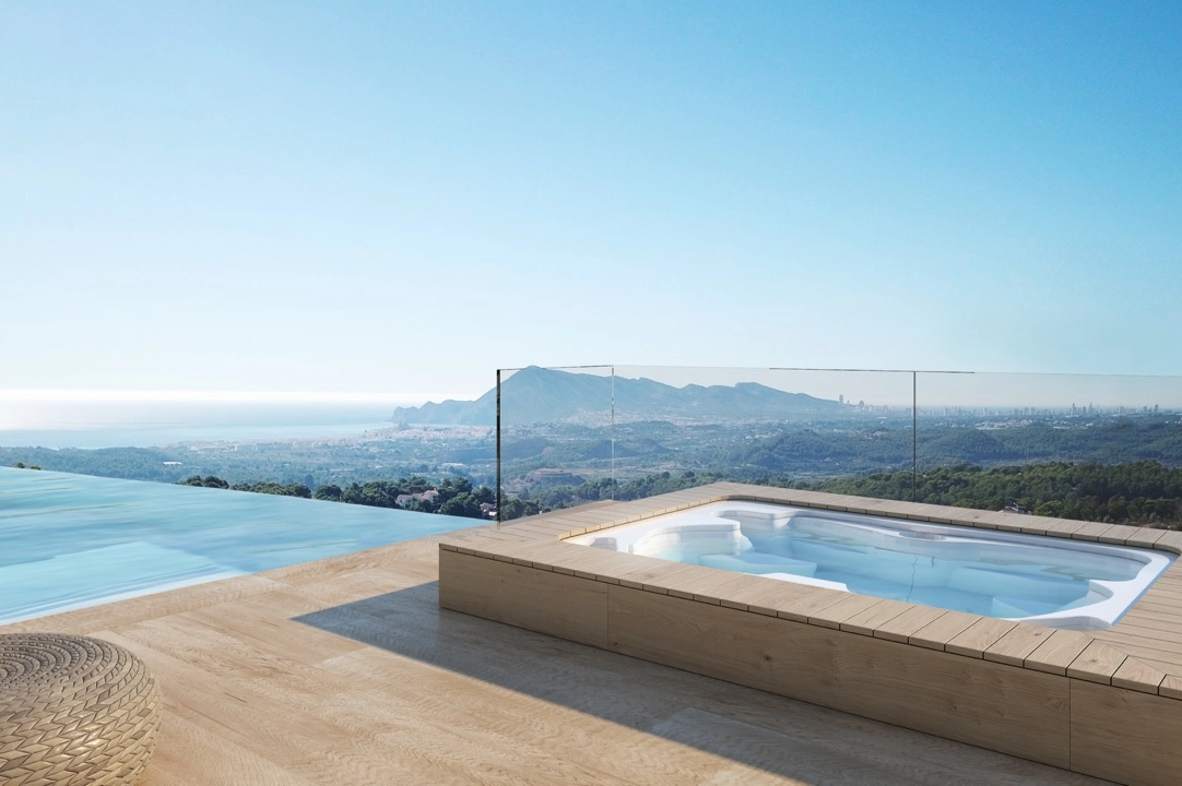 villa en Altea(Paradiso) en vente, construit 330 m², ano de construccion 2018, aire acondicionado, terrain 1000 m², 4 chambre, 4 salle de bains, piscina, ref.: CA-H-1070-AMB-4