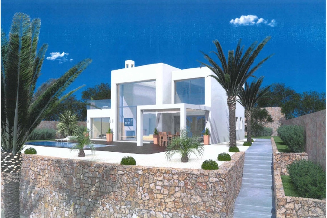 villa en Javea(Puerta Fenicia) en vente, construit 200 m², aire acondicionado, terrain 1000 m², 4 chambre, 3 salle de bains, ref.: BP-2059JAV-4