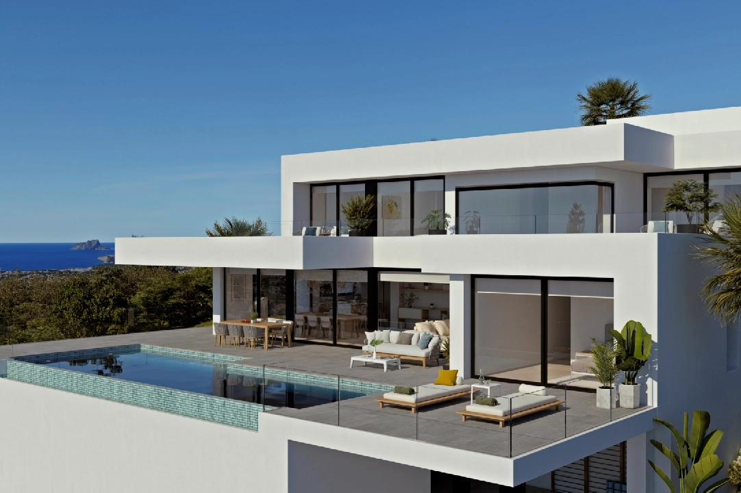 villa en Cumbre del Sol(Residencial Plus Jazmines) en vente, construit 277 m², terrain 1087 m², 4 chambre, 5 salle de bains, piscina, ref.: VA-AJ021-2