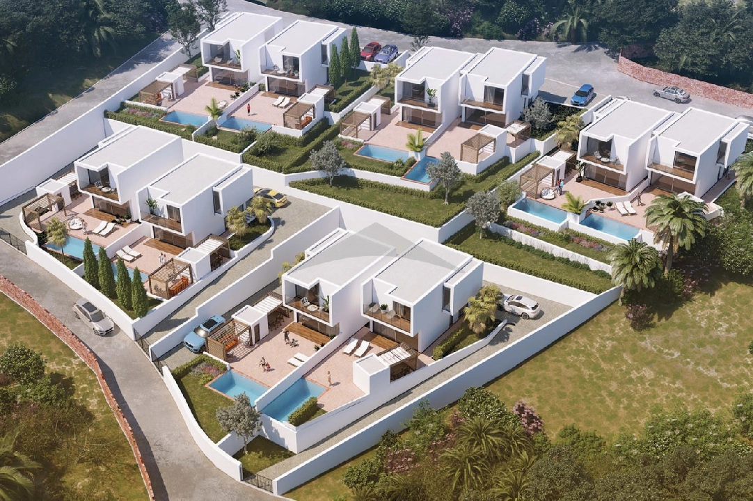 villa en Moraira en vente, construit 185 m², aire acondicionado, terrain 434 m², 3 chambre, 2 salle de bains, piscina, ref.: UH-UHM1571-10