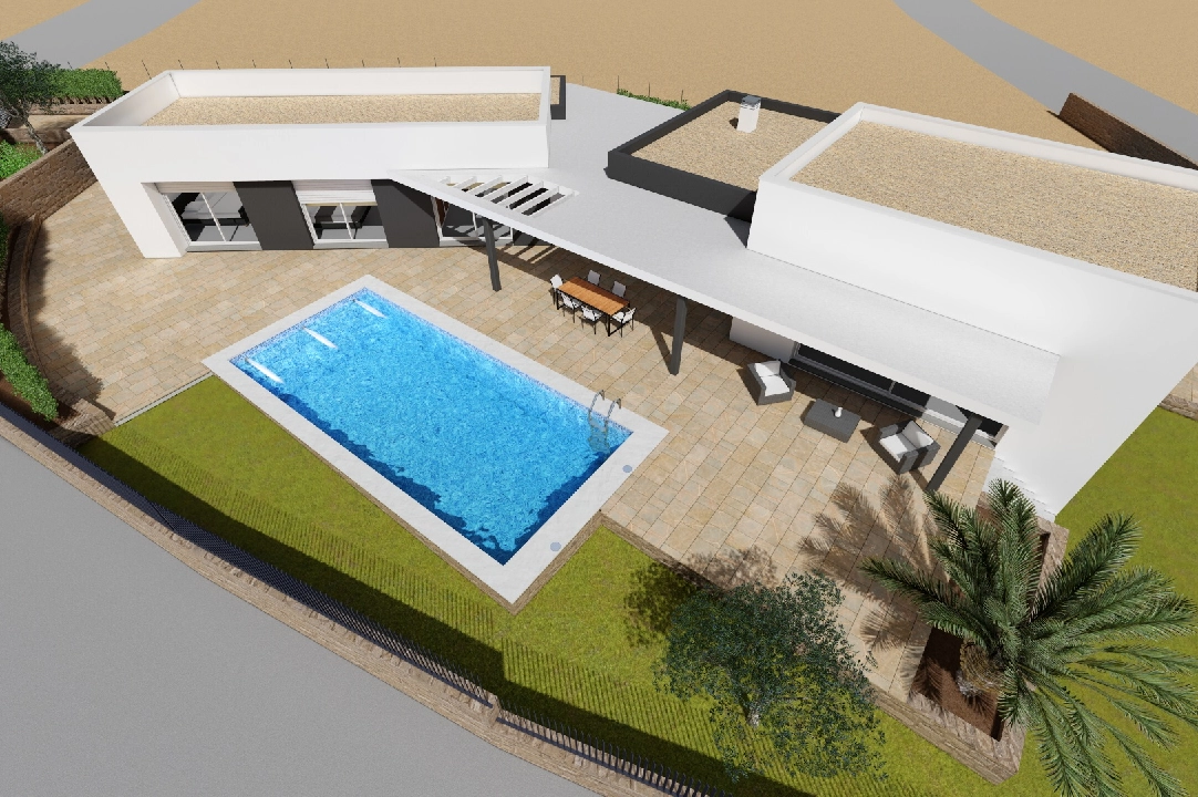 villa en Moraira en vente, construit 251 m², aire acondicionado, terrain 1030 m², 3 chambre, 2 salle de bains, piscina, ref.: CA-H-1351-AMB-8
