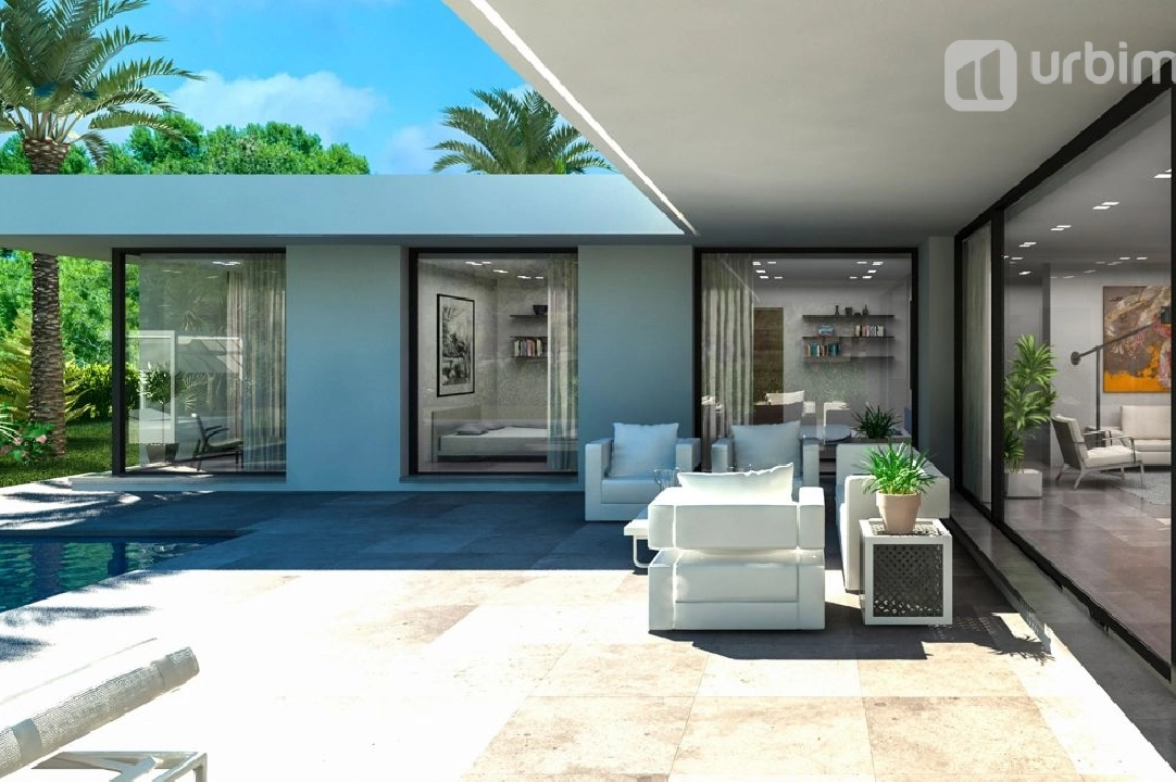 villa en Denia en vente, construit 213 m², aire acondicionado, terrain 804 m², 3 chambre, 2 salle de bains, piscina, ref.: UM-UV-HERMES-5