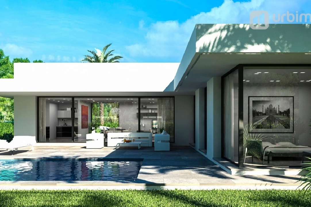 villa en Denia en vente, construit 213 m², aire acondicionado, terrain 804 m², 3 chambre, 2 salle de bains, piscina, ref.: UM-UV-HERMES-7