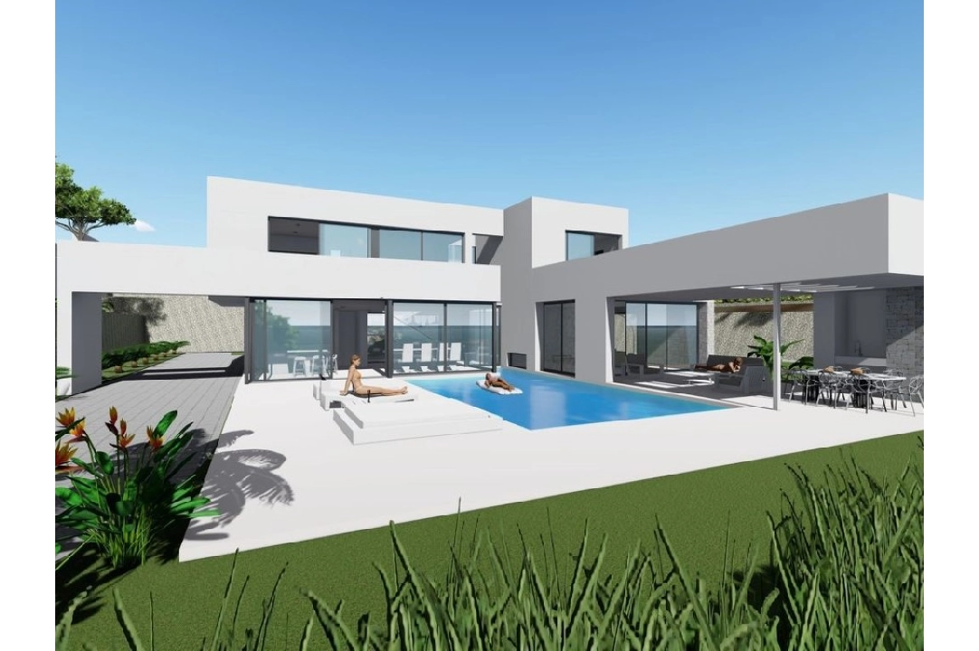 villa en Calpe(Canuta Baja) en vente, construit 369 m², aire acondicionado, terrain 1252 m², 4 chambre, 3 salle de bains, ref.: BP-6029CAL-1