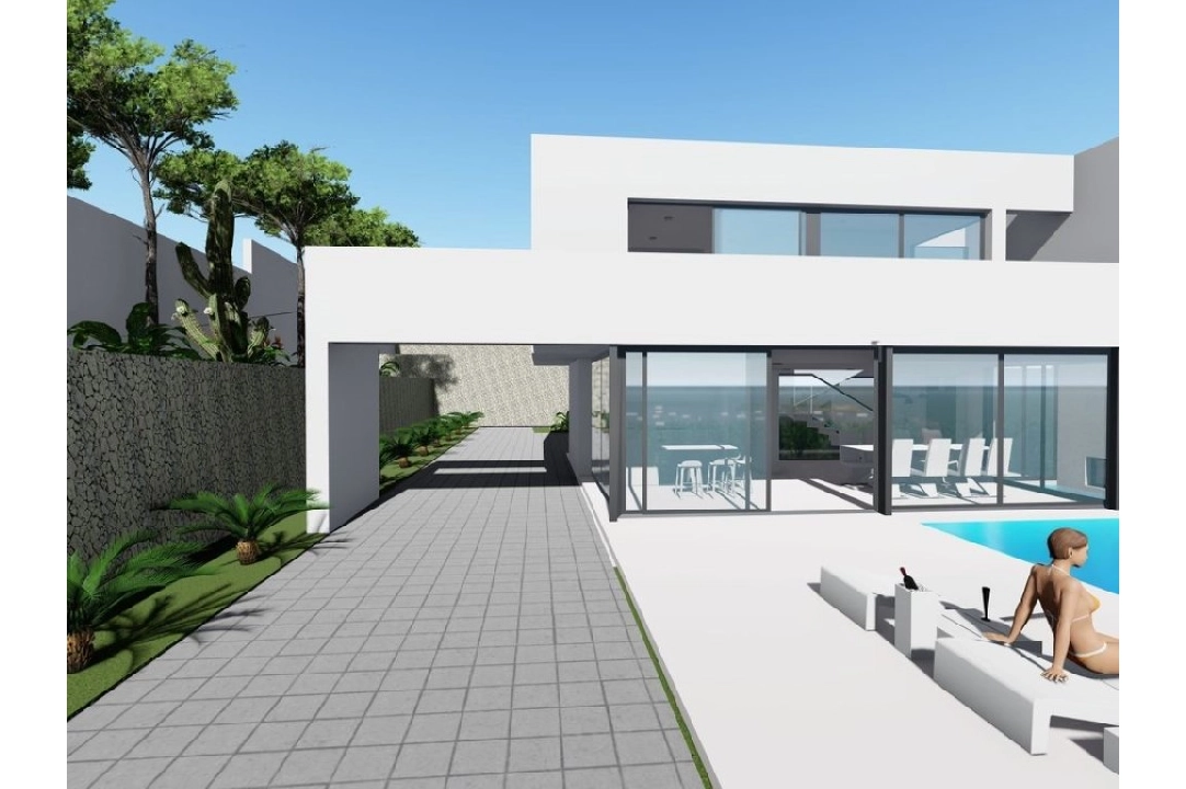 villa en Calpe(Canuta Baja) en vente, construit 369 m², aire acondicionado, terrain 1252 m², 4 chambre, 3 salle de bains, ref.: BP-6029CAL-3