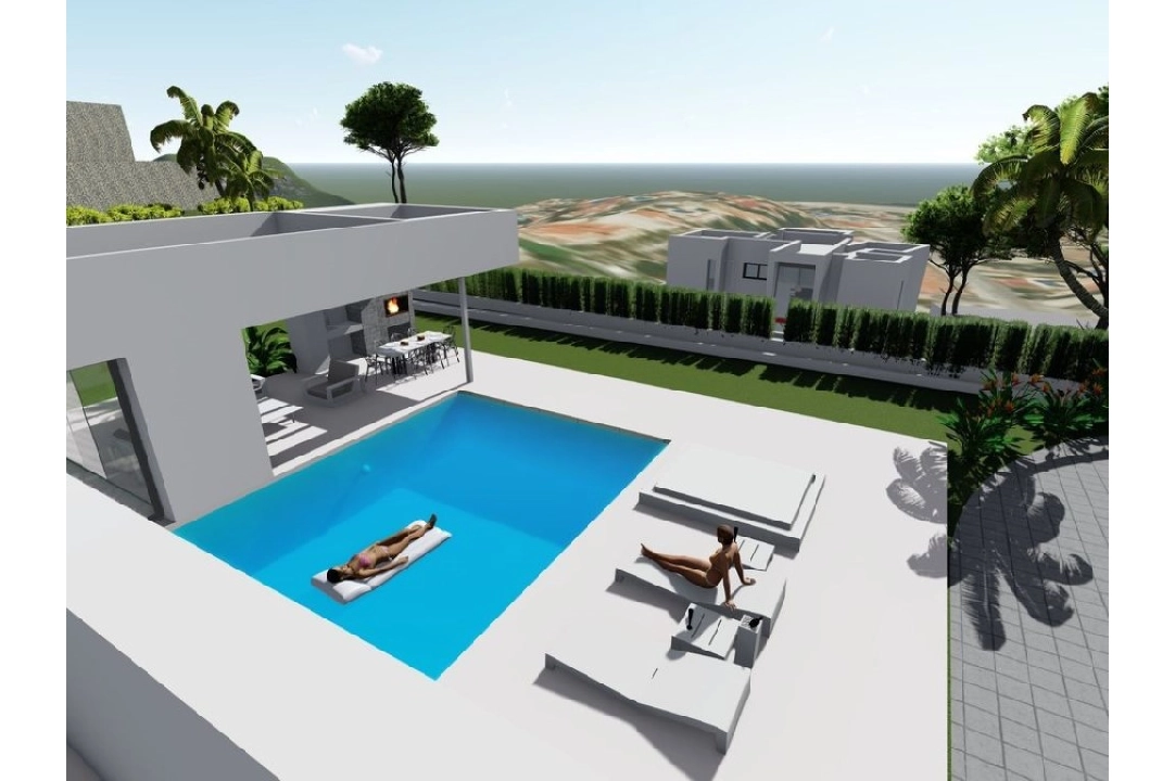 villa en Calpe(Canuta Baja) en vente, construit 369 m², aire acondicionado, terrain 1252 m², 4 chambre, 3 salle de bains, ref.: BP-6029CAL-7