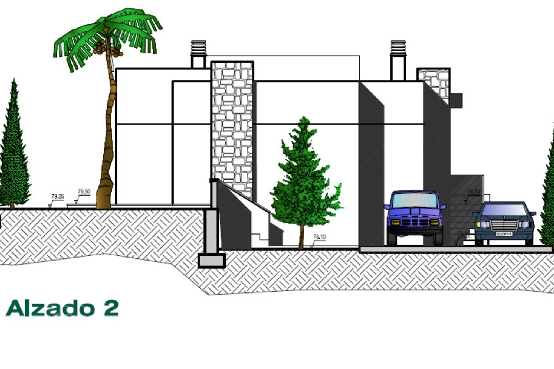 villa en Benissa(Fanadix) en vente, construit 297 m², aire acondicionado, terrain 800 m², 3 chambre, 2 salle de bains, ref.: BP-3380BEN-6