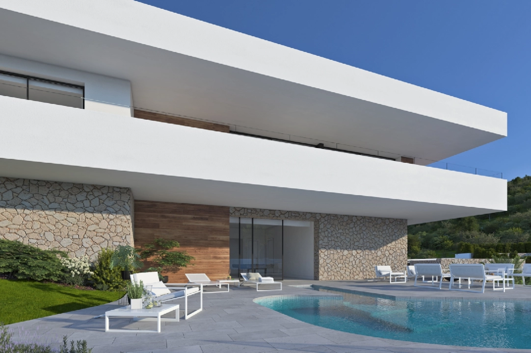 villa en Cumbre del Sol(Residencial Plus Jazmines) en vente, construit 183 m², terrain 963 m², 3 chambre, 4 salle de bains, piscina, ref.: VA-AJ063-4