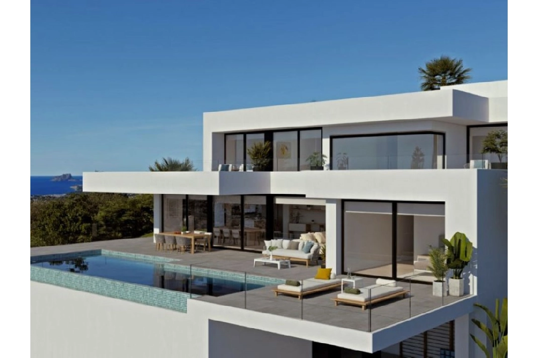 villa en Benitachell(Cumbre del Sol) en vente, construit 783 m², aire acondicionado, terrain 1087 m², 4 chambre, 4 salle de bains, ref.: BP-6232BELL-8