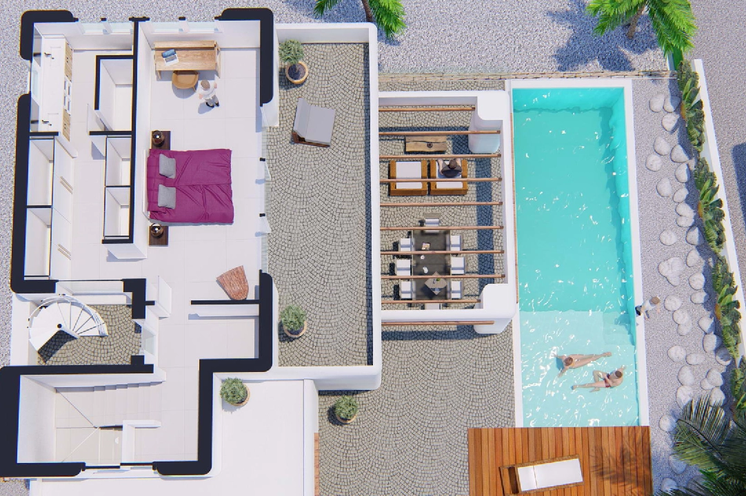 villa en Benidorm(La Nucia) en vente, construit 387 m², terrain 603 m², 3 chambre, 2 salle de bains, ref.: BP-3429NUC-31