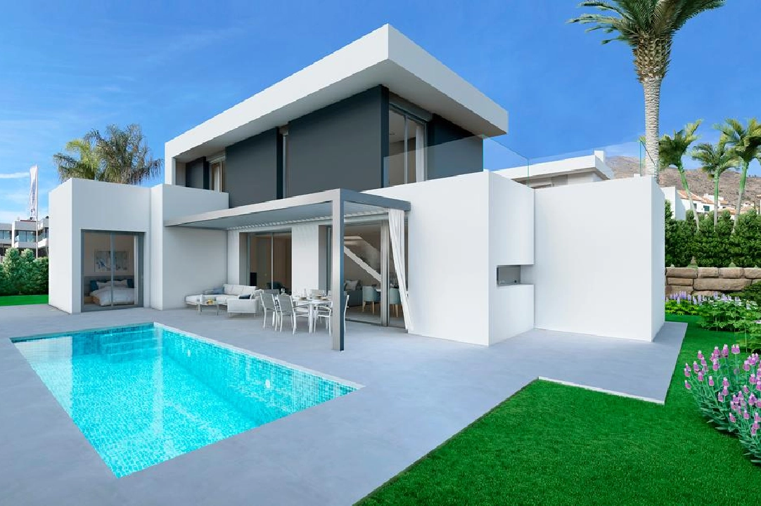 villa en Finestrat en vente, construit 177 m², terrain 600 m², 3 chambre, 3 salle de bains, piscina, ref.: COB-3182-1