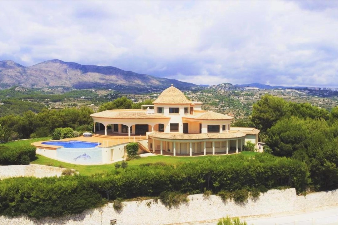 villa en Calpe en vente, construit 1108 m², terrain 6700 m², 5 chambre, 6 salle de bains, piscina, ref.: COB-3128-1