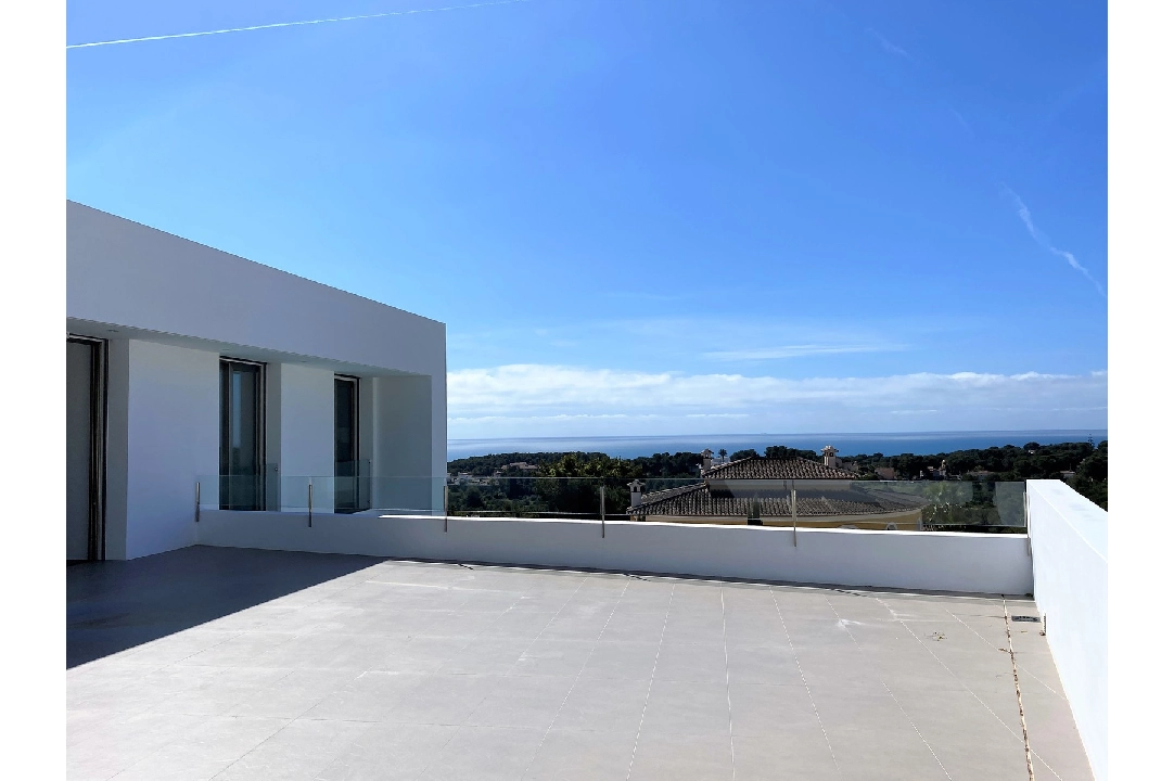 villa en Moraira en vente, construit 410 m², ano de construccion 2014, estado bien cuidado, + calefaccion suelo, aire acondicionado, terrain 1150 m², 4 chambre, 4 salle de bains, piscina, ref.: AS-2422-37
