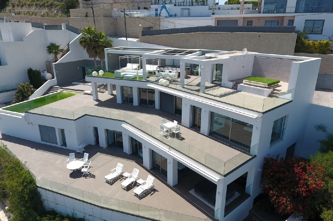 villa en Moraira(Moraira) en vente, construit 400 m², ano de construccion 2014, estado como nuevo, + calefaccion suelo, aire acondicionado, terrain 850 m², 4 chambre, 4 salle de bains, piscina, ref.: AS-2522-13