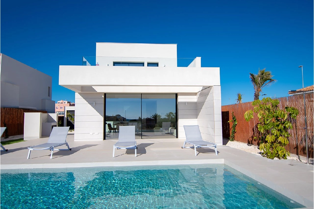 villa en Los Montesinos en vente, construit 159 m², estado nuevo, aire acondicionado, terrain 367 m², 3 chambre, 2 salle de bains, piscina, ref.: HA-MSN-120-E02-2