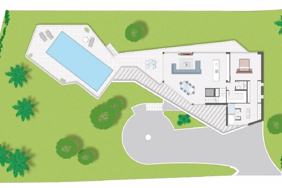 villa en Javea en vente, construit 420 m², aire acondicionado, 4 chambre, 5 salle de bains, piscina, ref.: BS-7149759-14