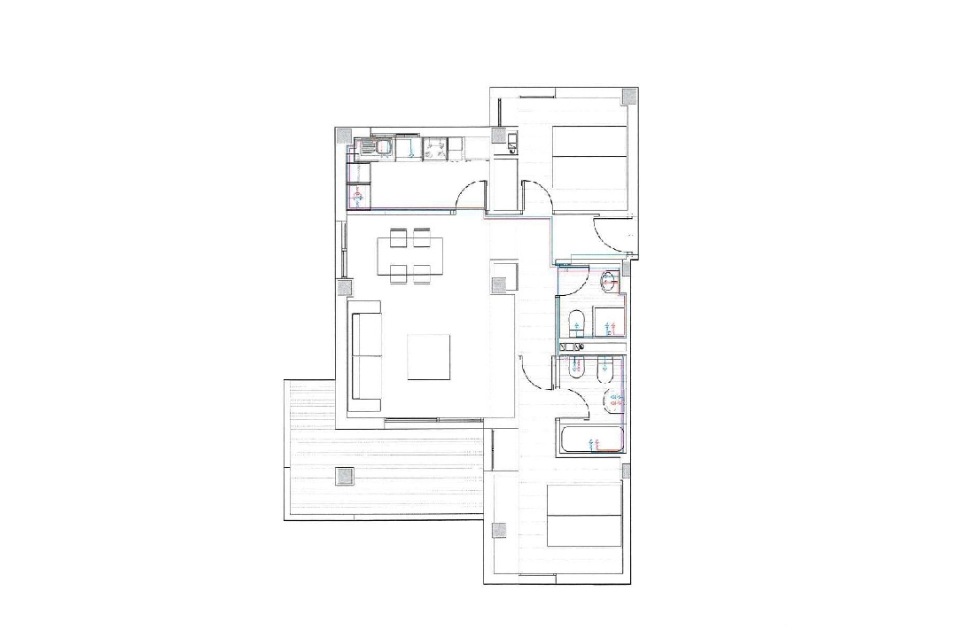 appartement en El Vergel en vente, construit 58 m², ano de construccion 2006, aire acondicionado, 2 chambre, 2 salle de bains, piscina, ref.: FK-0422-17