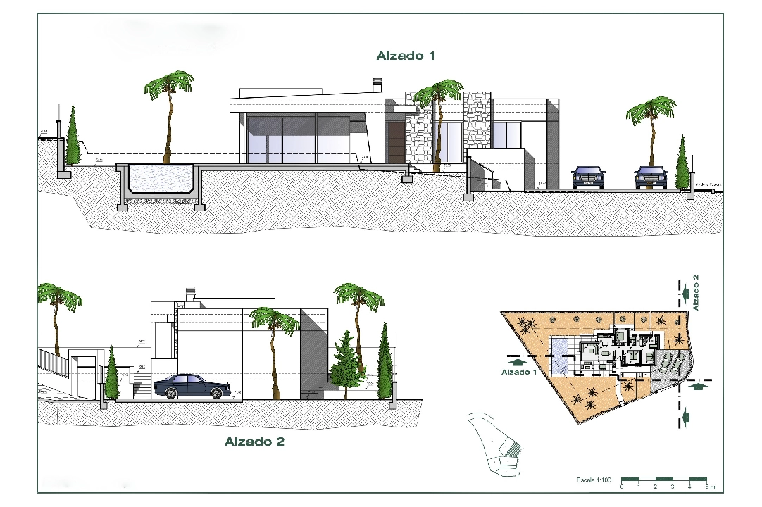 villa en Benissa en vente, construit 150 m², ano de construccion 2022, aire acondicionado, terrain 800 m², 3 chambre, 2 salle de bains, piscina, ref.: BI-BE.H-863-7