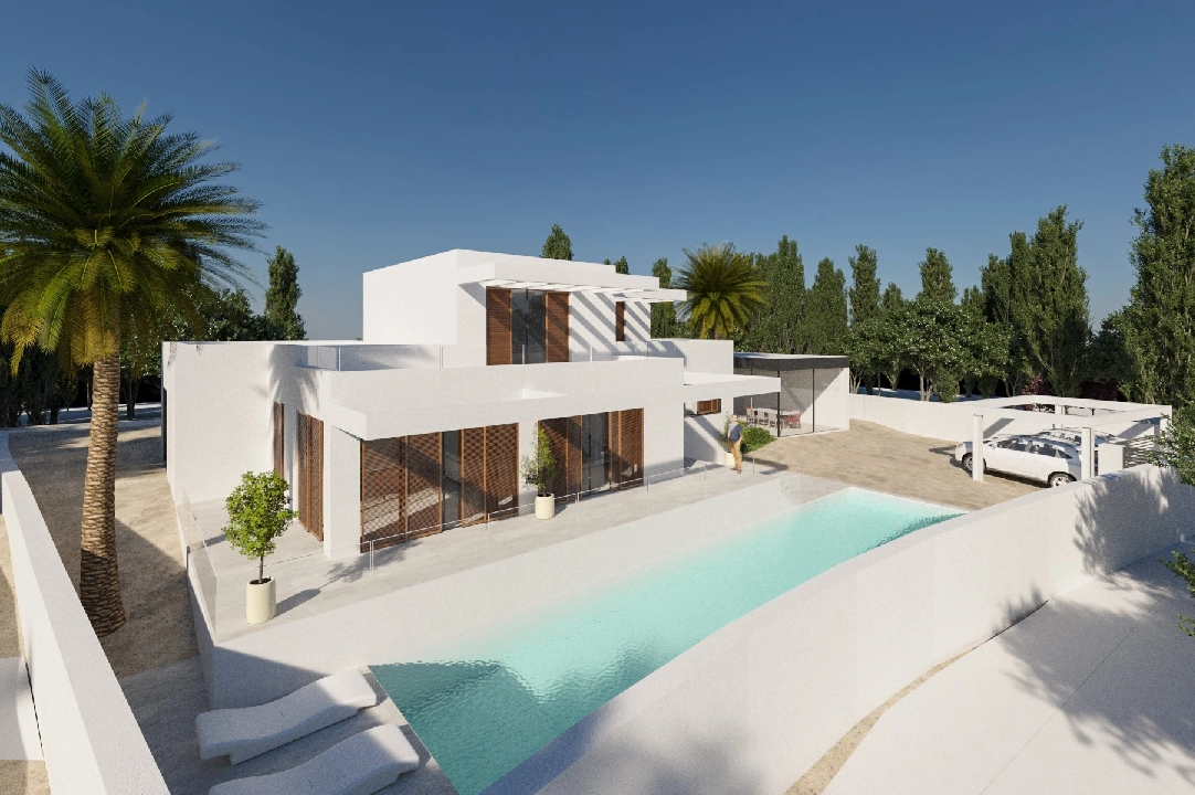 villa en Moraira en vente, construit 298 m², + calefaccion suelo, aire acondicionado, terrain 811 m², 4 chambre, 4 salle de bains, piscina, ref.: NL-NLD1218-3