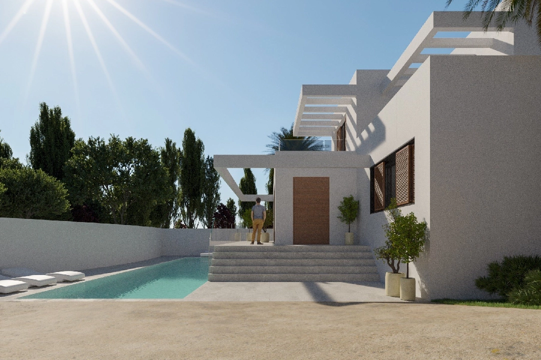 villa en Moraira en vente, construit 298 m², + calefaccion suelo, aire acondicionado, terrain 811 m², 4 chambre, 4 salle de bains, piscina, ref.: NL-NLD1218-7