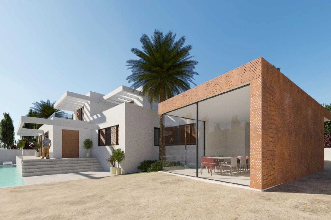 villa en Moraira en vente, construit 298 m², + calefaccion suelo, aire acondicionado, terrain 811 m², 4 chambre, 4 salle de bains, piscina, ref.: NL-NLD1218-8