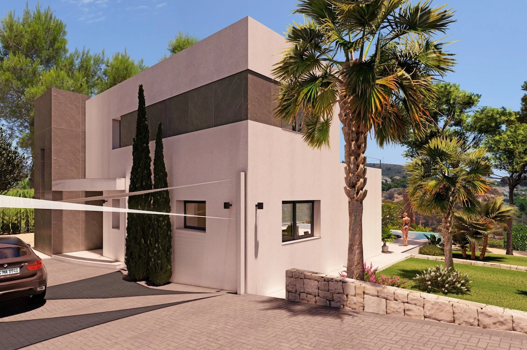 villa en Moraira en vente, construit 311 m², aire acondicionado, terrain 1003 m², 4 chambre, 4 salle de bains, piscina, ref.: CA-H-1535-AMB-4