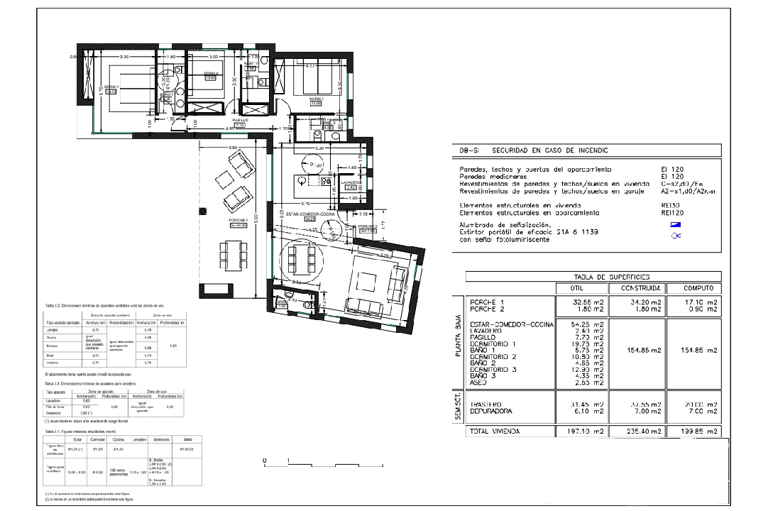 terrain en Javea(Valsol) en vente, construit 235 m², terrain 1000 m², 3 chambre, 3 salle de bains, ref.: BP-4180JAV-6