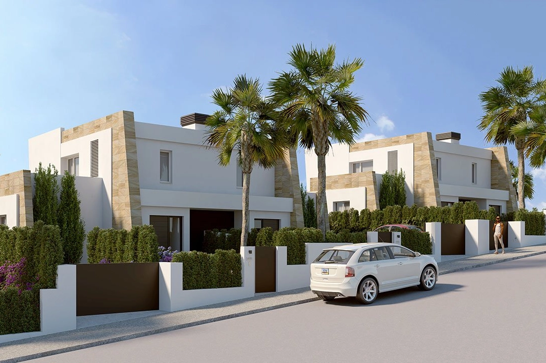 casa duplex en Algorfa en vente, construit 167 m², estado nuevo, aire acondicionado, terrain 210 m², 3 chambre, 2 salle de bains, piscina, ref.: HA-ARN-112-D01-1