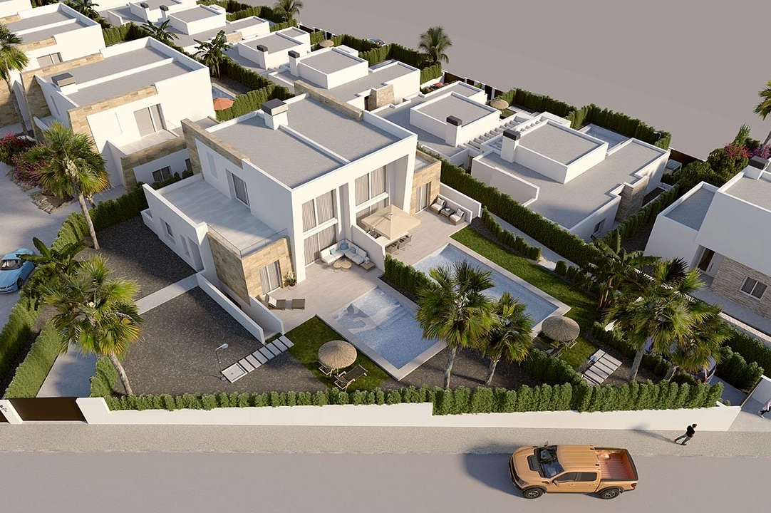 casa duplex en Algorfa en vente, construit 167 m², estado nuevo, aire acondicionado, terrain 210 m², 3 chambre, 2 salle de bains, piscina, ref.: HA-ARN-112-D01-10