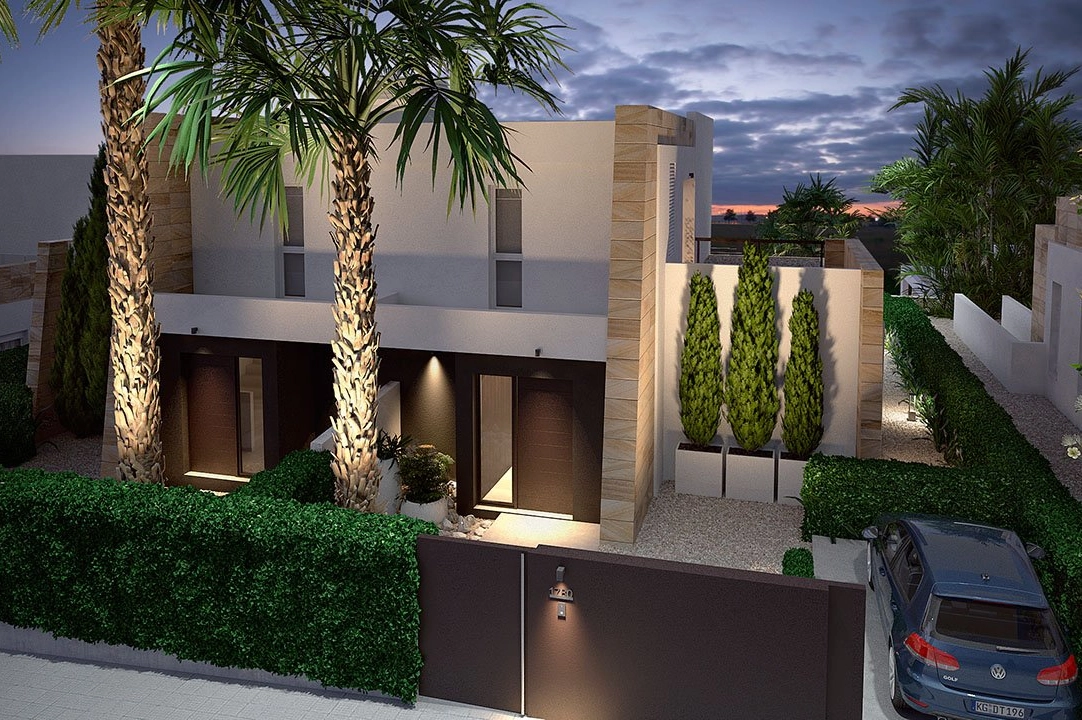 casa duplex en Algorfa en vente, construit 167 m², estado nuevo, aire acondicionado, terrain 210 m², 3 chambre, 2 salle de bains, piscina, ref.: HA-ARN-112-D01-3