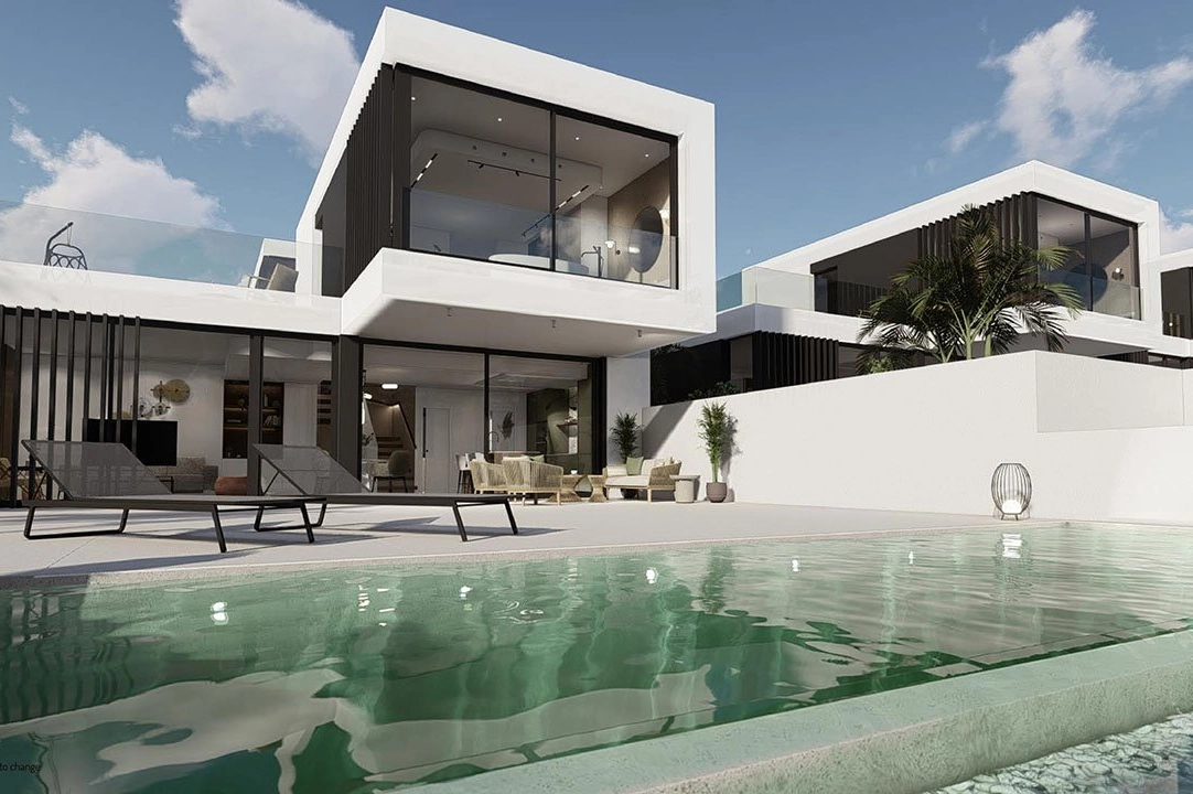 villa en Rojales en vente, construit 306 m², estado nuevo, aire acondicionado, terrain 286 m², 4 chambre, 3 salle de bains, piscina, ref.: HA-RON-434-E01-1