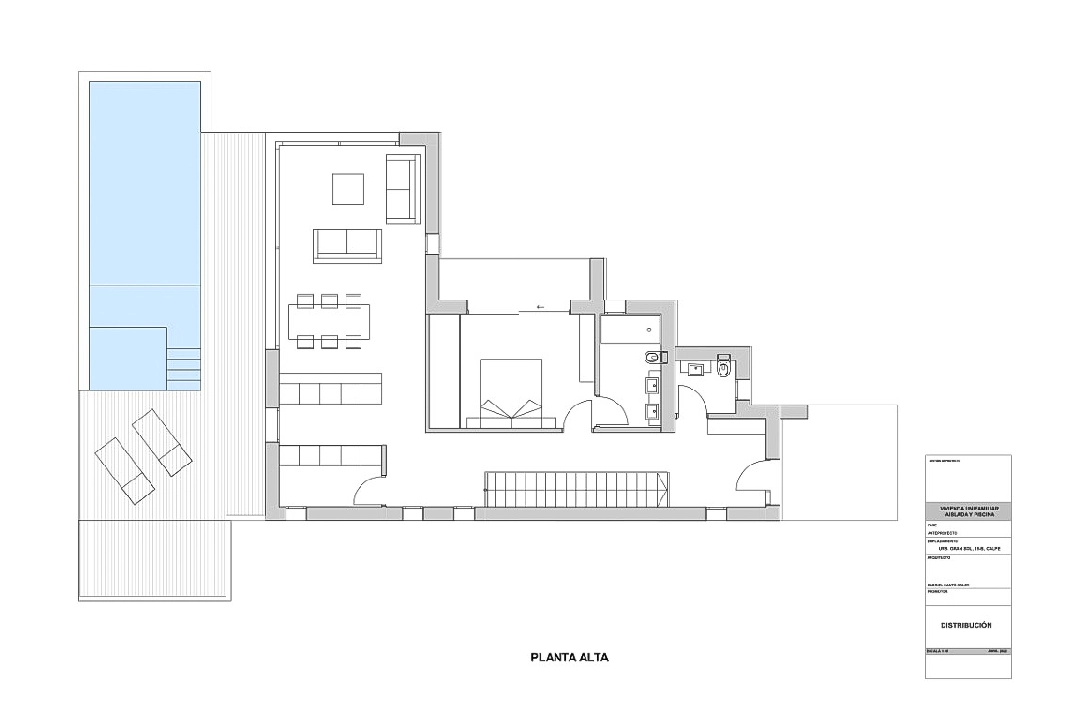 villa en Calpe(Gran Sol) en vente, construit 176 m², aire acondicionado, terrain 800 m², 3 chambre, 3 salle de bains, ref.: BP-6431CAL-8