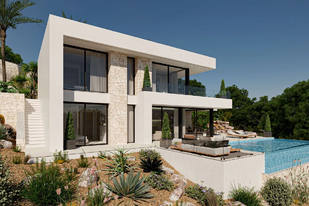villa en Pedreguer en vente, construit 182 m², aire acondicionado, terrain 1535 m², 3 chambre, 3 salle de bains, piscina, ref.: UM-UV-MERAK-1
