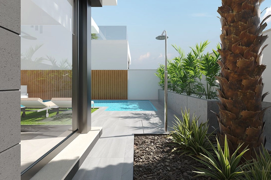 villa en Los Alcazares en vente, construit 166 m², estado nuevo, terrain 180 m², 3 chambre, 2 salle de bains, piscina, ref.: HA-LAN-330-E01-4