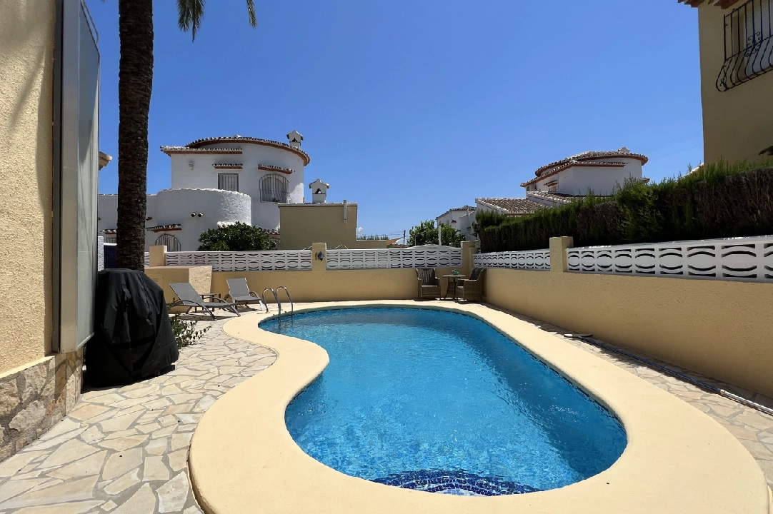 villa en Els Poblets en location de vacances, construit 134 m², ano de construccion 2001, estado bien cuidado, + KLIMA, aire acondicionado, terrain 413 m², 2 chambre, 2 salle de bains, piscina, ref.: T-0523-15