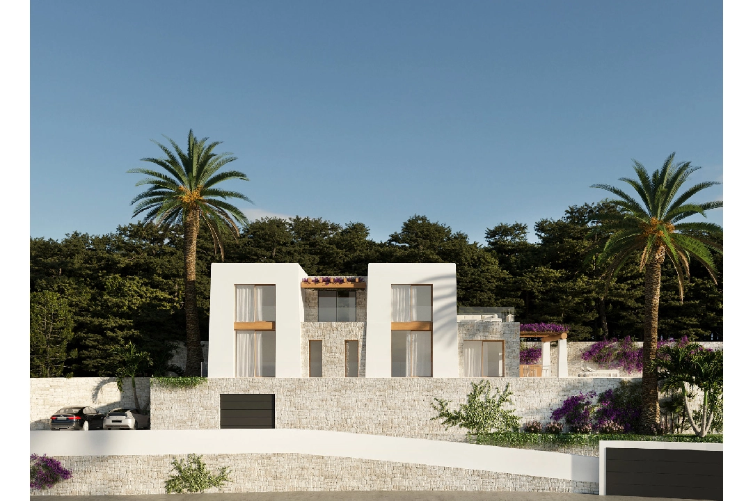 villa en Benissa(Montemar) en vente, construit 450 m², ano de construccion 2023, aire acondicionado, terrain 800 m², 3 chambre, 3 salle de bains, piscina, ref.: BI-BE.H-880-3