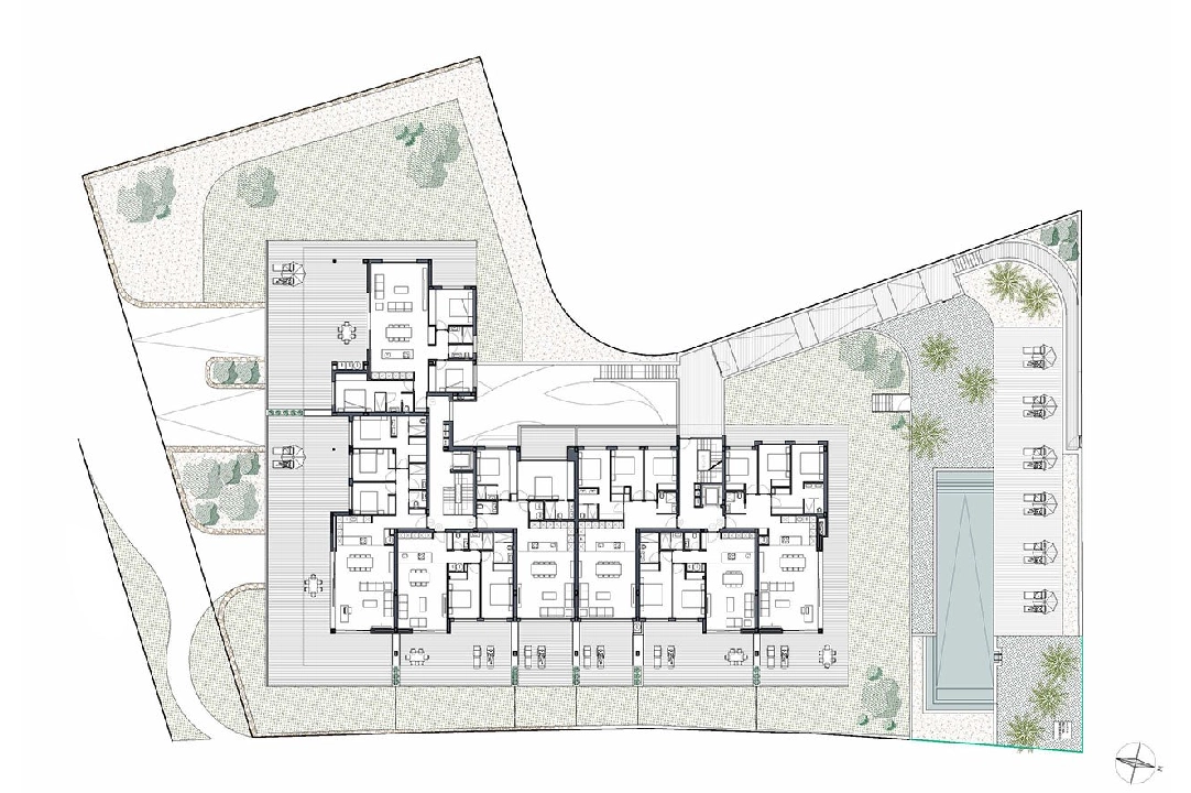 apartamento en la planta superior en Orihuela Costa en vente, construit 131 m², estado nuevo, aire acondicionado, 2 chambre, 2 salle de bains, piscina, ref.: HA-OCN-161-A01-4