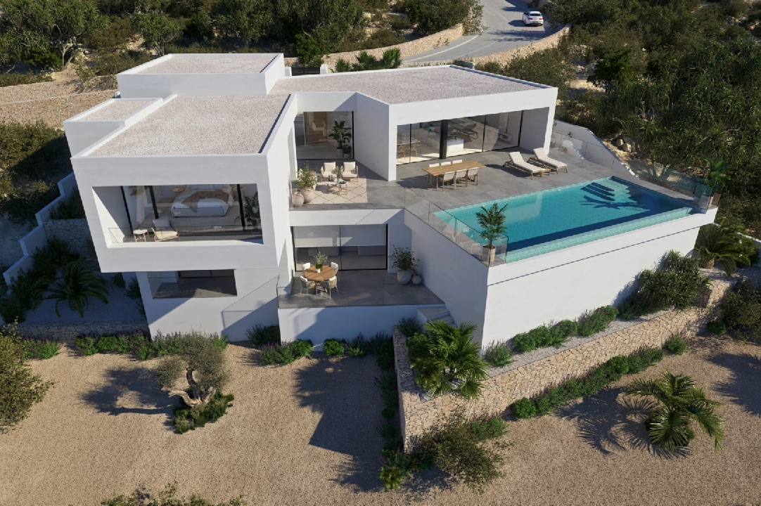 villa en Cumbre del Sol(Lirios Design) en vente, construit 266 m², terrain 1000 m², 3 chambre, 4 salle de bains, piscina, ref.: VA-AL024-3