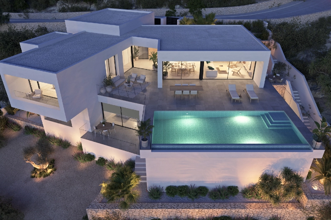 villa en Cumbre del Sol(Lirios Design) en vente, construit 266 m², terrain 1000 m², 3 chambre, 4 salle de bains, piscina, ref.: VA-AL024-5