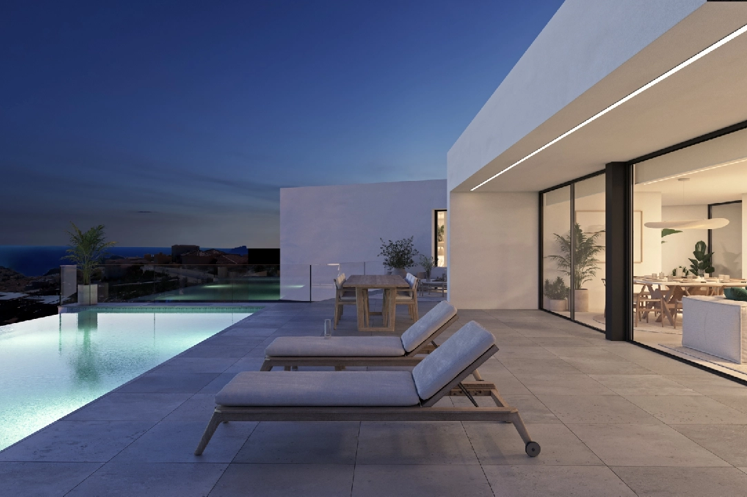 villa en Cumbre del Sol(Lirios Design) en vente, construit 266 m², terrain 1000 m², 3 chambre, 4 salle de bains, piscina, ref.: VA-AL024-6