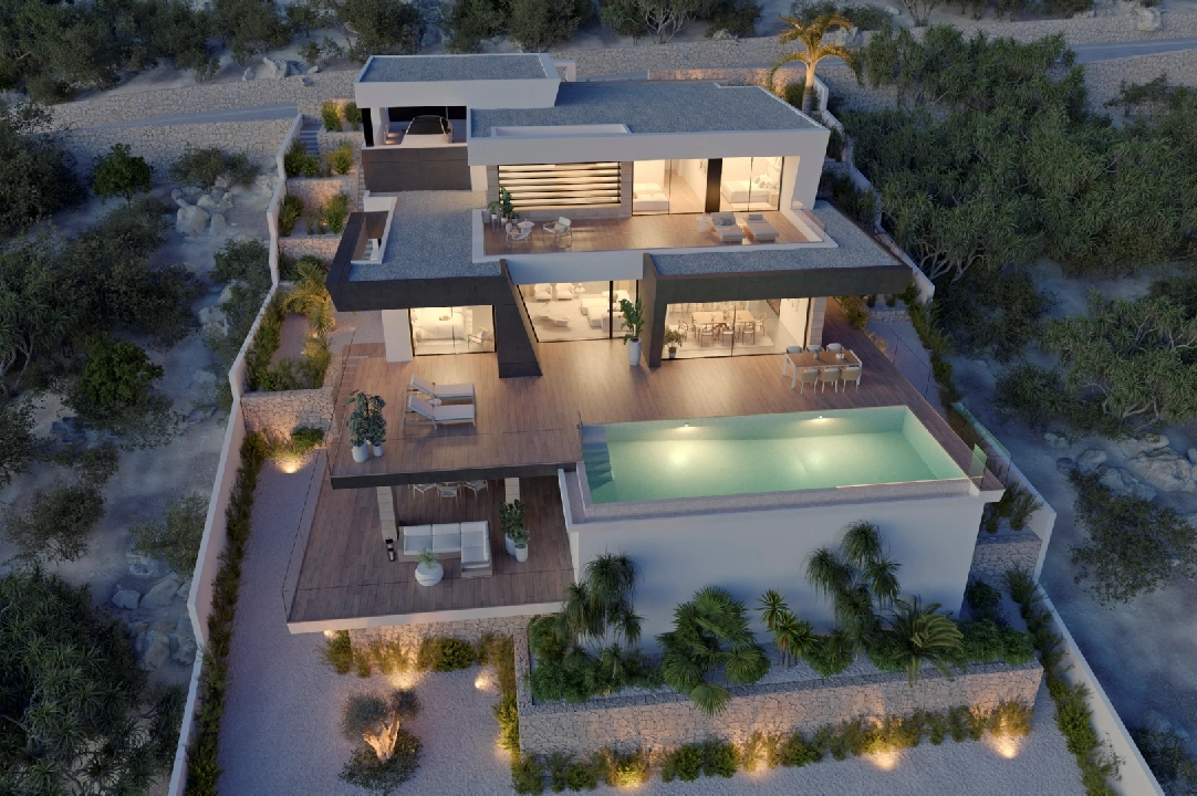 villa en Cumbre del Sol(Lirios Design) en vente, construit 212 m², terrain 861 m², 3 chambre, 4 salle de bains, piscina, ref.: VA-AL097-3