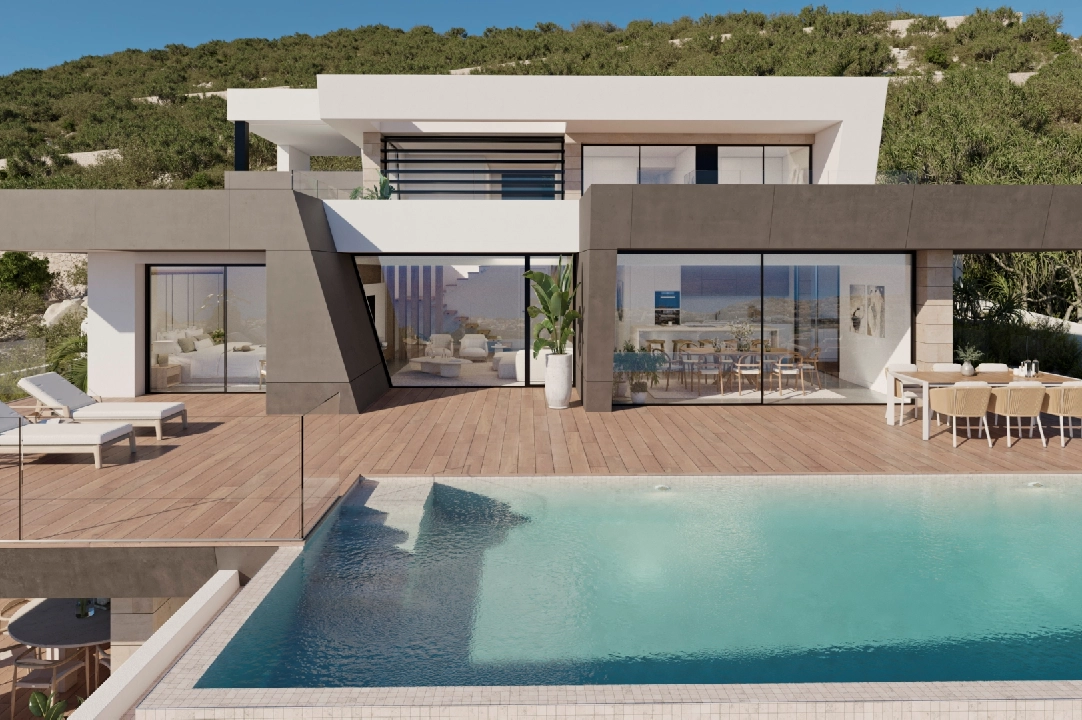 villa en Cumbre del Sol(Lirios Design) en vente, construit 212 m², terrain 861 m², 3 chambre, 4 salle de bains, piscina, ref.: VA-AL097-7