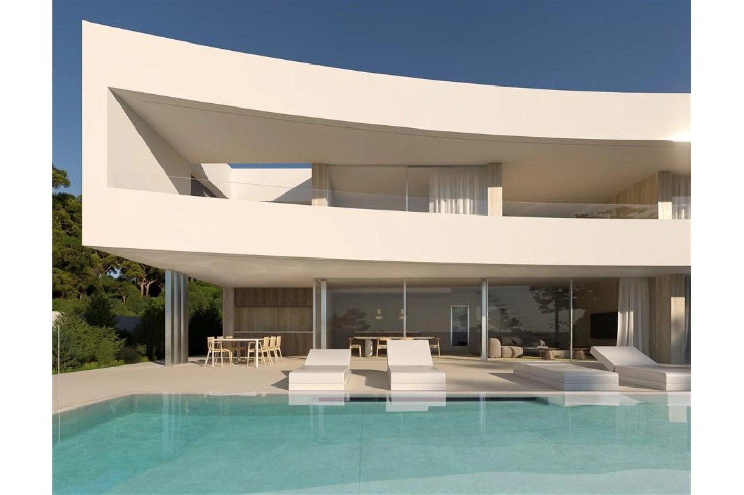 villa en Moraira en vente, construit 680 m², terrain 1412 m², 4 chambre, 5 salle de bains, piscina, ref.: COB-3092-2