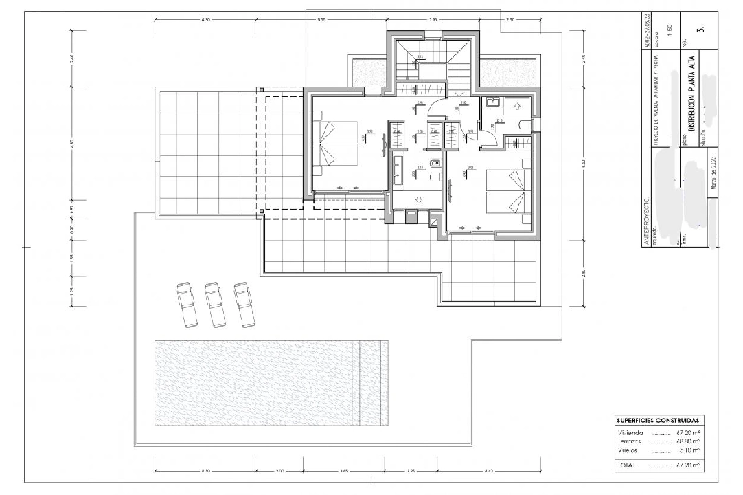 villa en Calpe en vente, construit 225 m², terrain 1000 m², 3 chambre, 3 salle de bains, piscina, ref.: COB-3363-8
