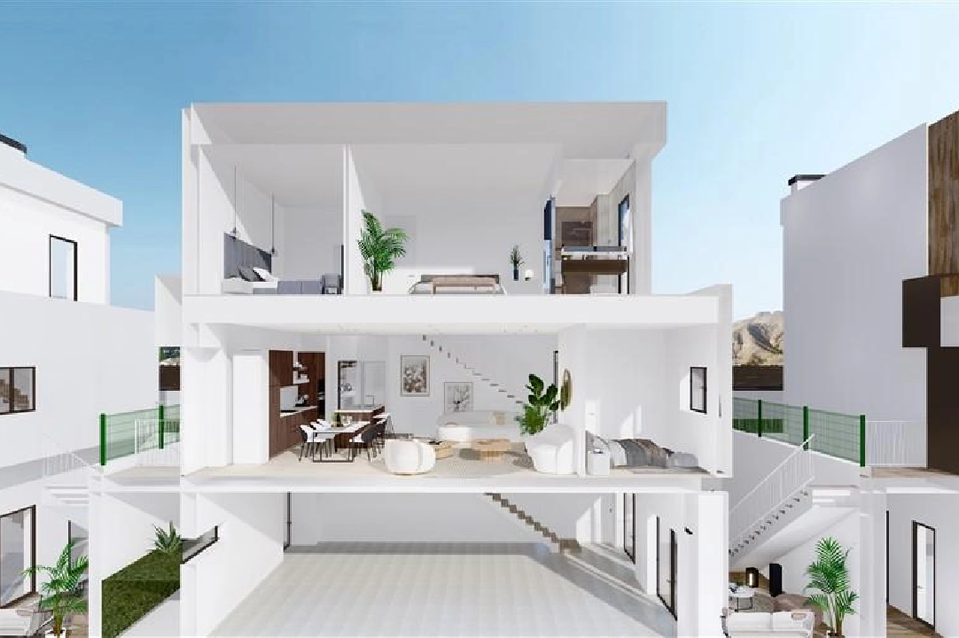 villa en Finestrat en vente, construit 167 m², terrain 300 m², 3 chambre, 3 salle de bains, piscina, ref.: COB-3372-7