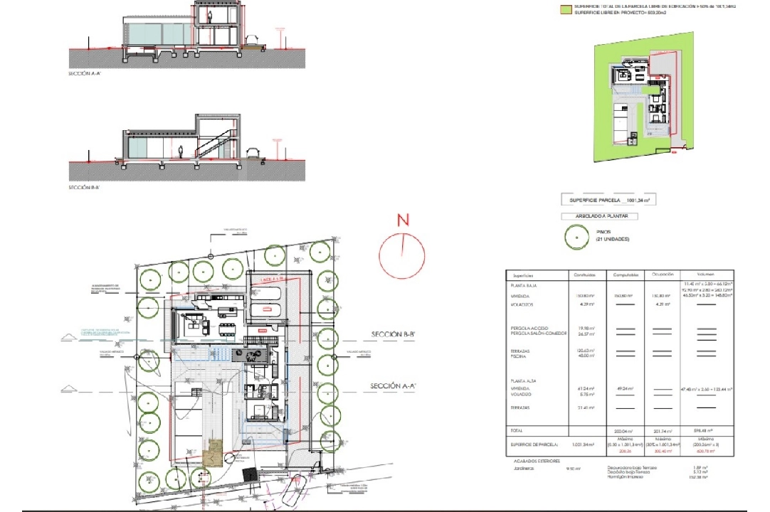 villa en Javea en vente, construit 208 m², + calefaccion suelo, aire acondicionado, 3 chambre, 4 salle de bains, piscina, ref.: NL-NLD1447-5