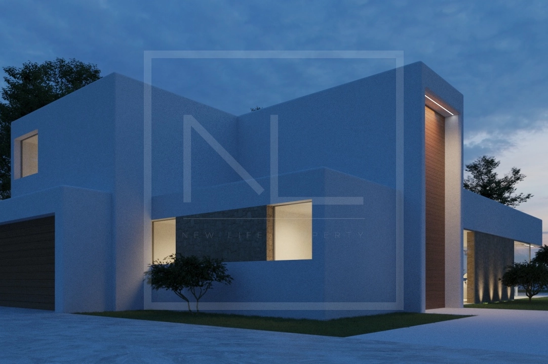 villa en Moraira en vente, construit 268 m², ano de construccion 2023, + calefaccion central, aire acondicionado, terrain 891 m², 4 chambre, 4 salle de bains, piscina, ref.: NL-NLD1448-18