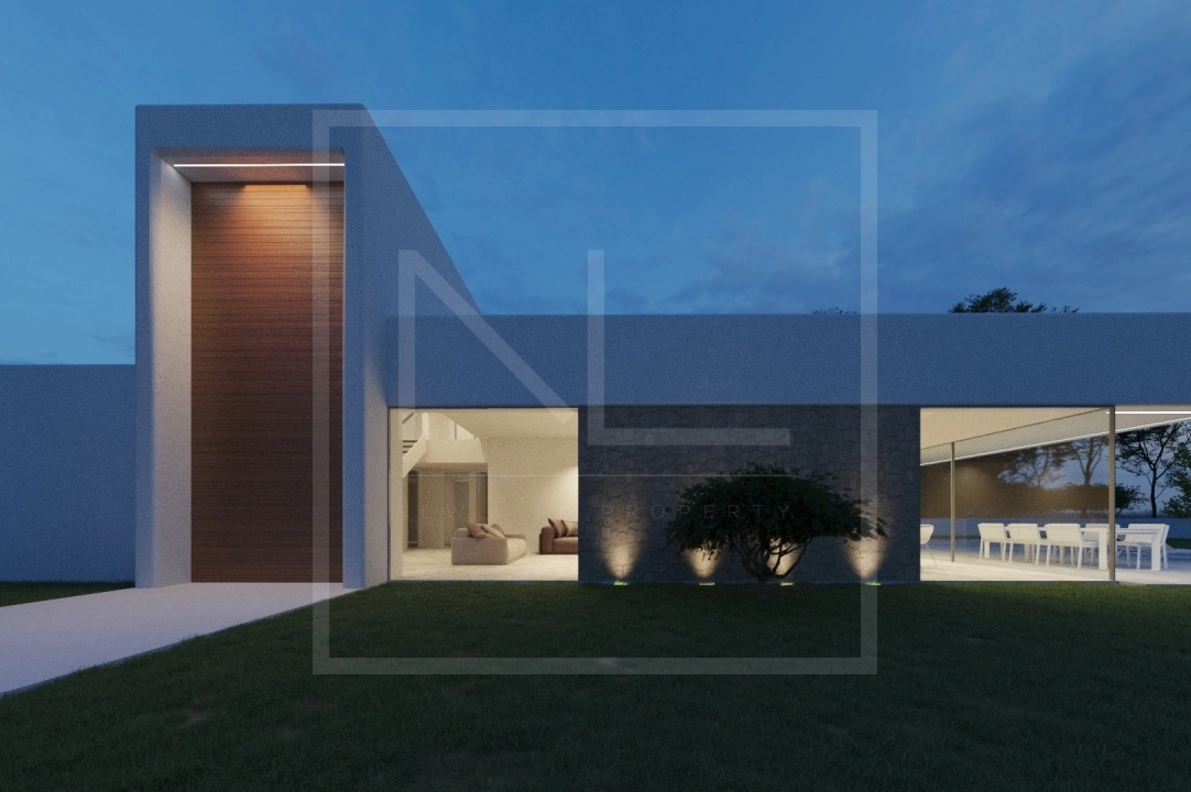 villa en Moraira en vente, construit 268 m², ano de construccion 2023, + calefaccion central, aire acondicionado, terrain 891 m², 4 chambre, 4 salle de bains, piscina, ref.: NL-NLD1448-2